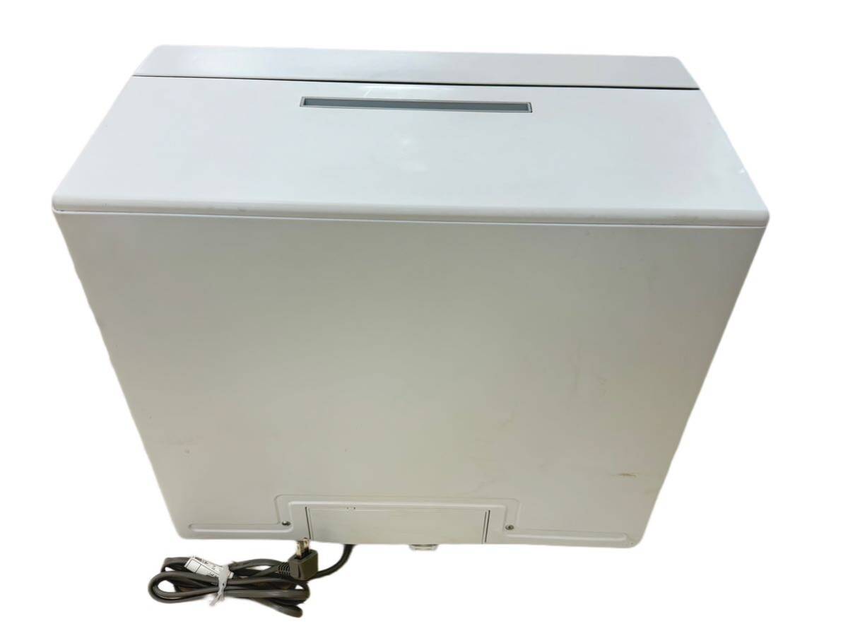 三40【通電確認済】Panasonic パナソニック 食器洗い乾燥機 NP-TSK1-W ホワイト 2022年製 スリムタイプ 家庭用食洗機 キッチン家電_画像6