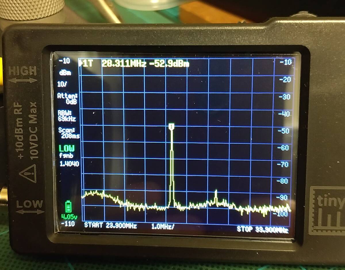 実験用28MHz改造CBトランシーバー NASACOM 46GX の画像6