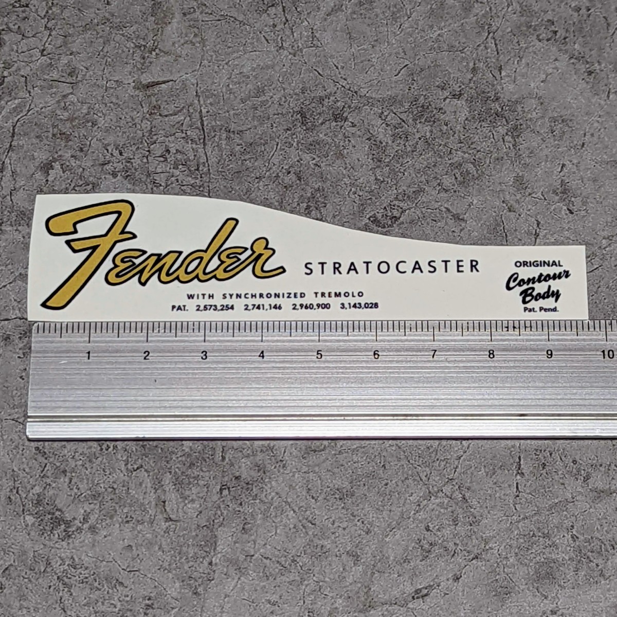 Fender STRATOCASTER 1964-65 水転写デカール トラロゴ_画像2