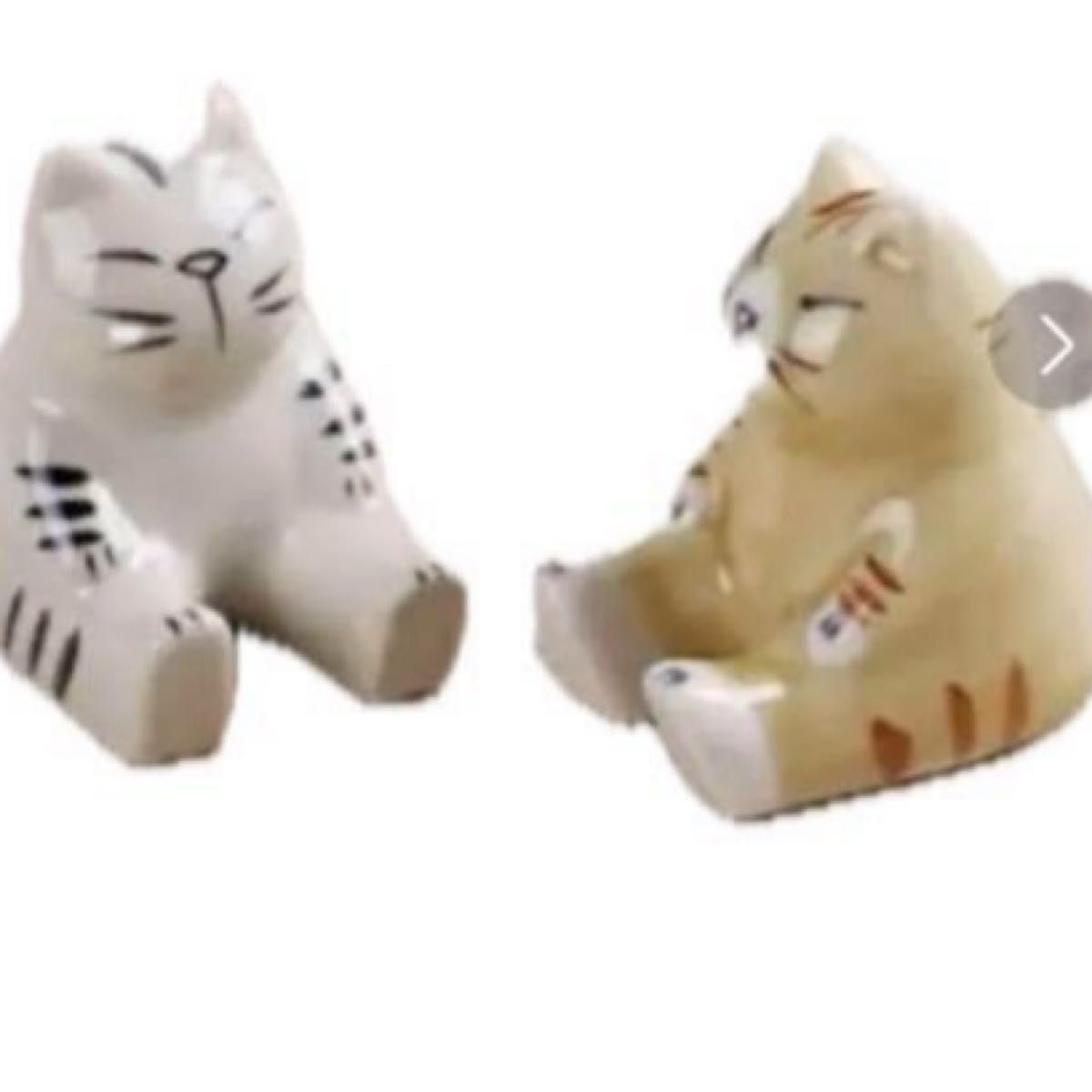 箸置き 陶器 ミニチュア 置物 陶器製 猫 置物 インテリア 陶器製 陶器