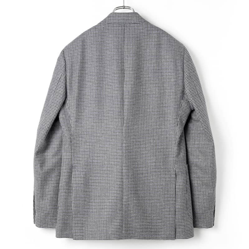 ◆【LARDINI(ラルディーニ)/春夏/ウールシルクサマーツイード千鳥格子柄2Bジャケット(SPECIAL L)】[ldn2450261-48]_画像2