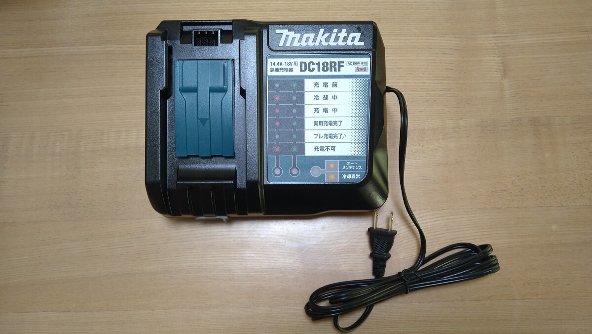  Makita оригинальный 18v 14,4v быстрое зарядное устройство DC18RF новый товар не использовался товар makita