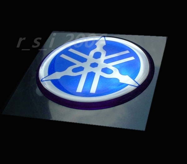 ヤマハ 純正品 音叉マーク エンブレム30mm ブルー2枚セット / YZF-R25.MT-03.NIKEN GT. TRACER9 GT.SEROW FINAL EDITIONの画像4