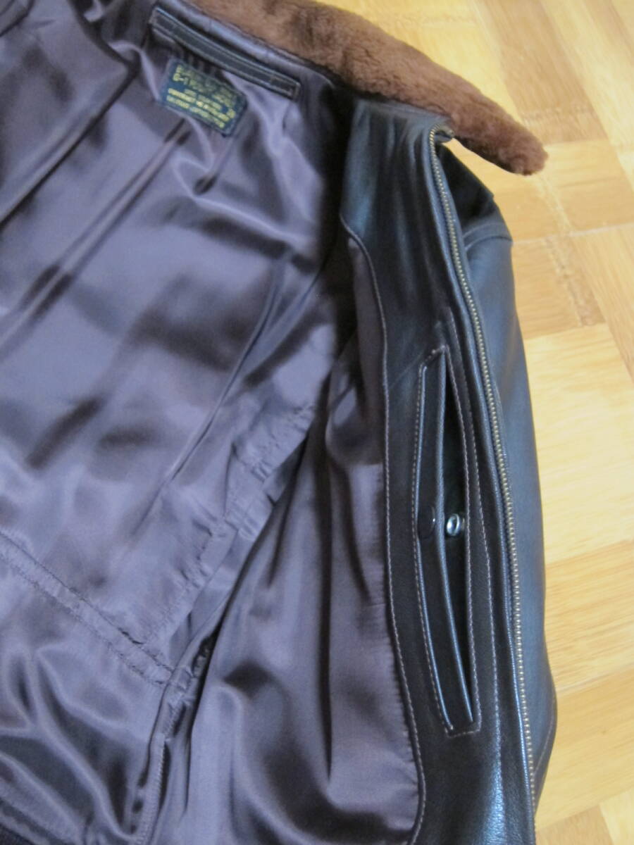 EASTMAN★G-1 Jacket Spec. 55J14 36 アメリカ海軍フライトジャケット　英国製 イーストマン_画像5