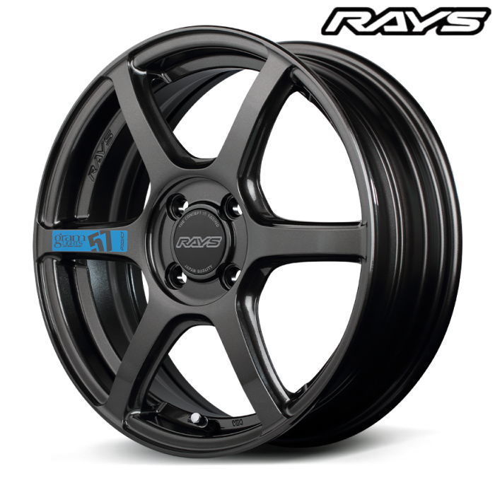 業販品 [4本] RAYS gramLIGHTS 57C6 SPEC M ガンメタ (AXZ) 17インチ 7J+45 4H-100 特選タイヤ 205/40R17 [Yahoo!限定 販売品]_画像1