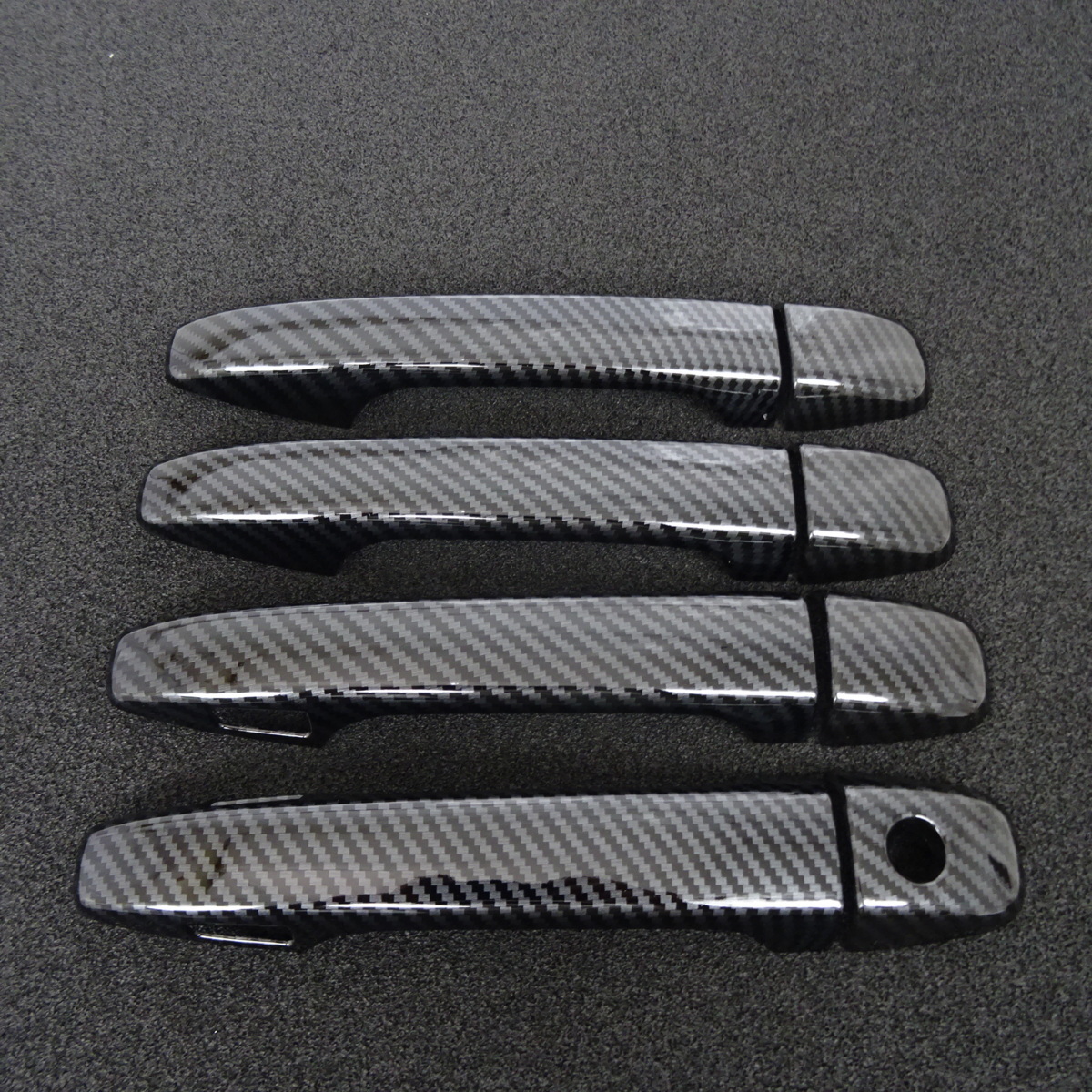  sport opening fully! carbon look door handle cover Corolla Fielder NZE161G NZE164G ZRE162G NKE165G 1.5X 1.5G 1.8S