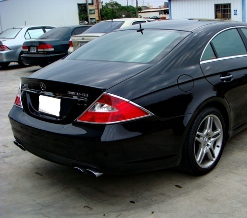 メルセデス ベンツ メッキ テールライト テールランプ リング W219 CLS350 CLS550 CLS55 CLS63 CLSクラス ガーニッシュ_画像1