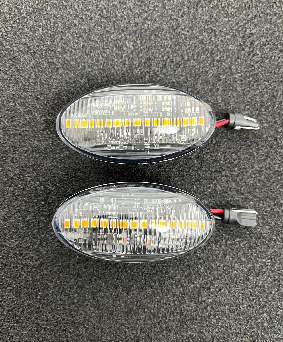 シーケンシャルウインカー♪ LED クリア サイドマーカー ワゴンR MH21S RR RR-DI RR-Sリミテッド_画像1