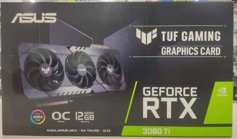 【中古品】ASUS NVIDIA PCI-Express TUF-RTX3080TI-O12G-GAMING TUF 3080TI 12GB_画像1