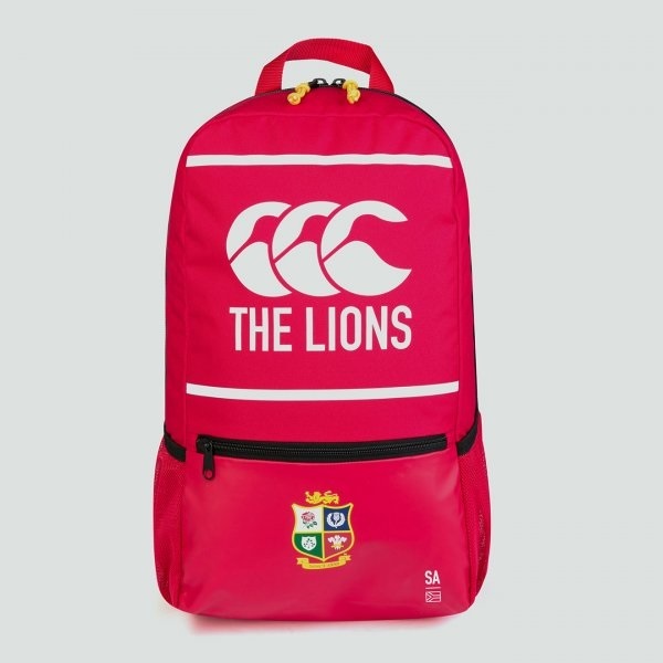 【送料無料】バックパック★Canterbury British & Irish Lions backpack(ラグビー ブリティッシュ アンド アイリッシュ ライオンズ)★赤_画像2