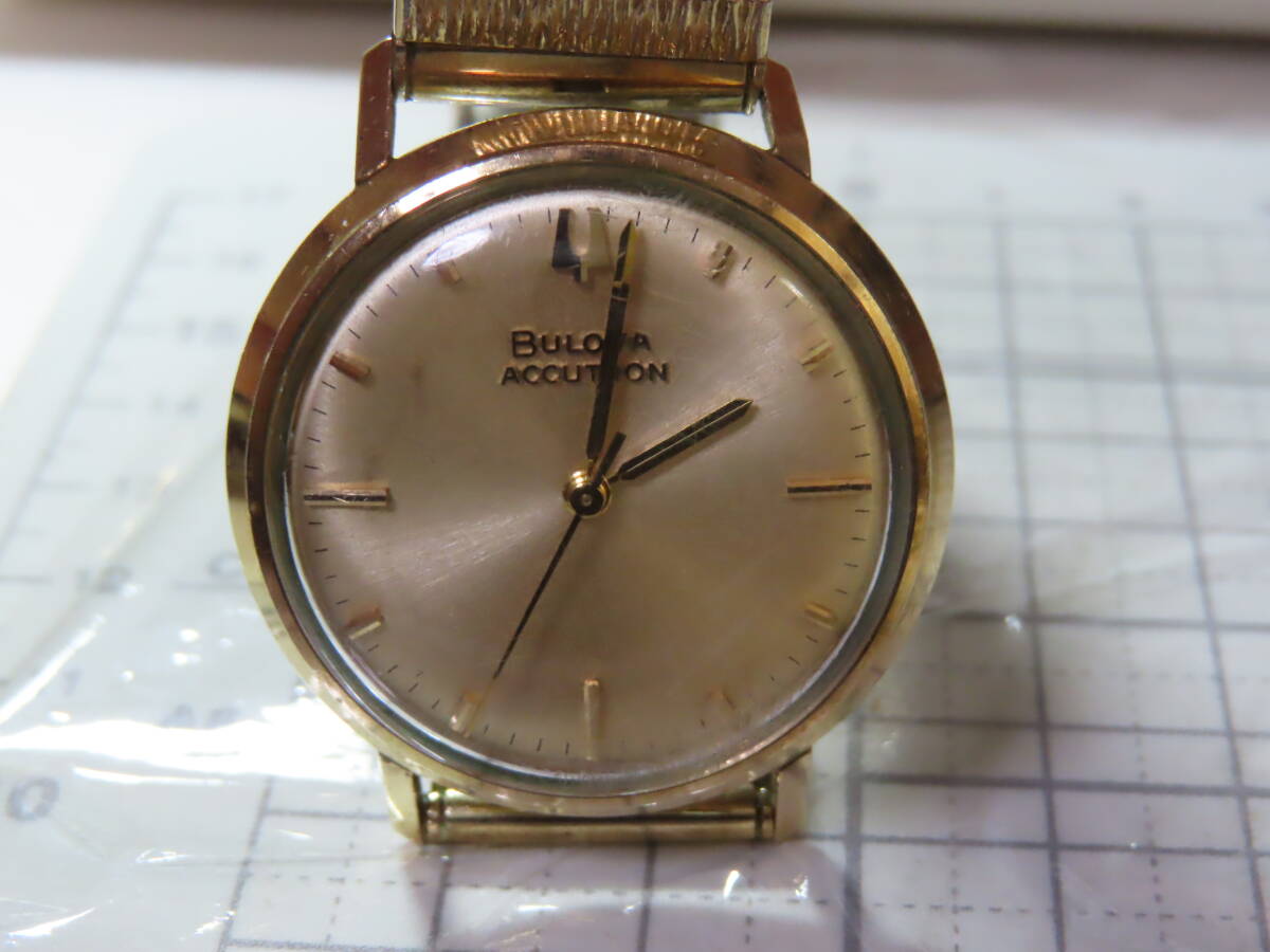  кошка pohs возможно часы BULOVA Broba звук . тип ACCUTRON M3akyuto long кварц мужской текущее состояние товар неподвижный товар 