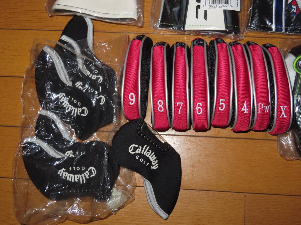 未使用品　Callaway キャロウェイ　ウッド　アイアン　ドライバー・ヘッドカバーなど大量おまとめセット　1_画像5