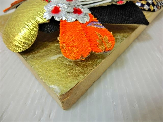 * feather . board * is ... Showa era at that time goods approximately 45cm kimono *A