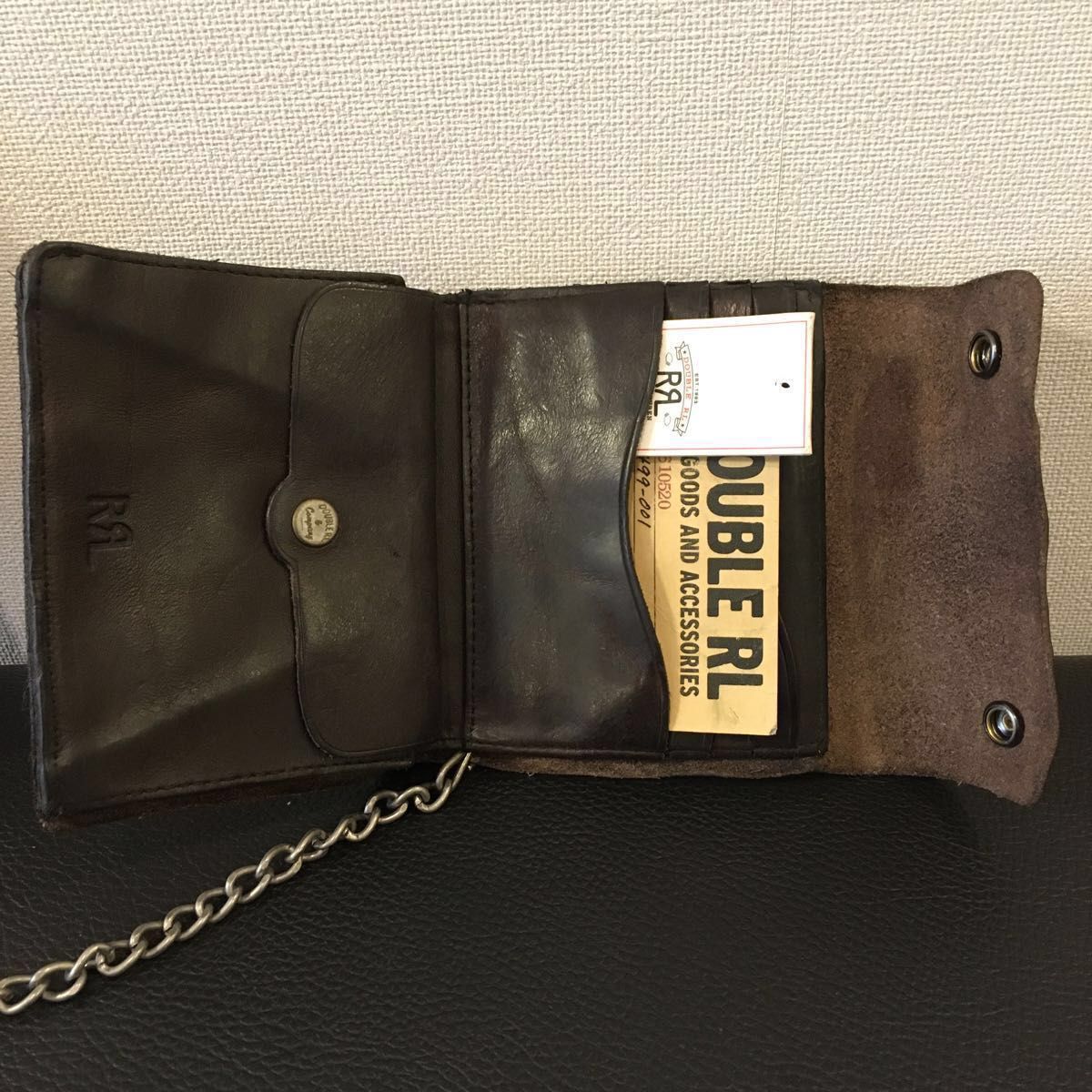 ラルフローレン RRL コンチョ ウォレット チェーン付き 新品 未 ラルフローレン RRL コンチョ ウォレット チェーン付き 新品 未