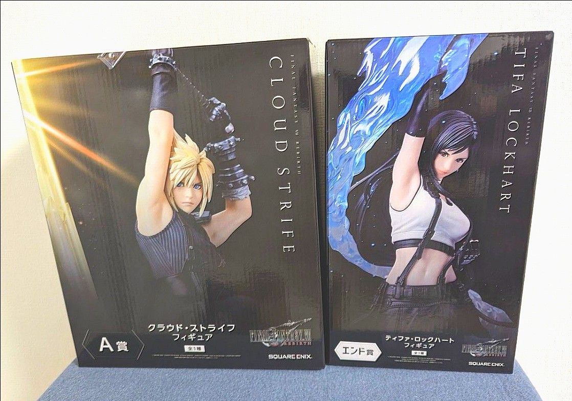 FF7 リバース 発売記念くじ クラウド ティファ フィギュア セット