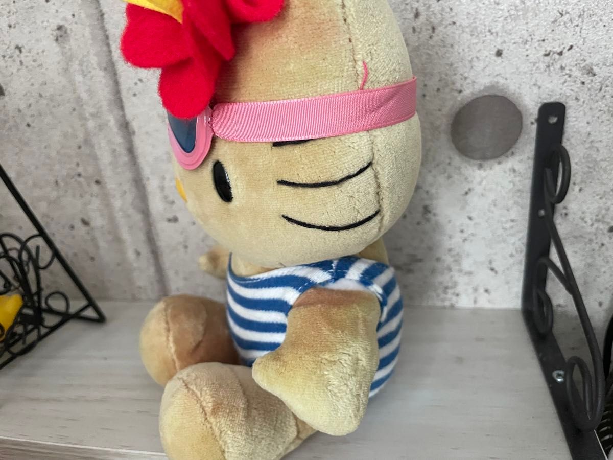 昭和レトロ 希少 日焼け水着キティちゃん 日本製 ぬいぐるみ 昭和レトロ 希少 日焼け水着キティちゃん 日本製 ぬいぐるみ