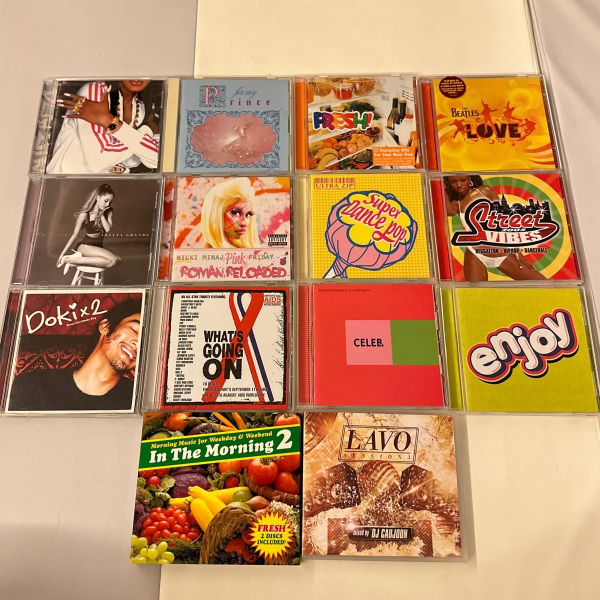 【まとめ売り】洋楽　15枚ほど　CD HIPHOP ヒップホップ　ポップ　ヒット　オムニバス　アリアナグランデ等