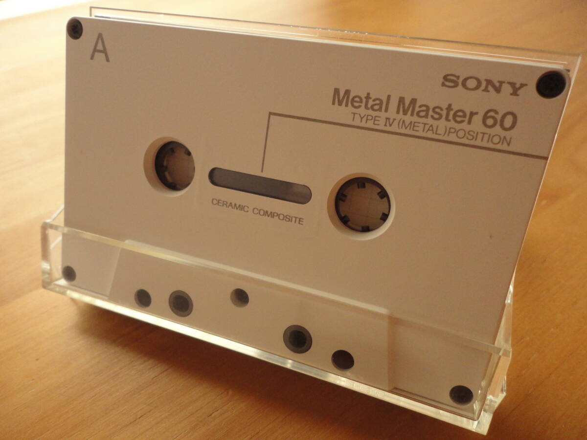 ● SONY Metal Master 60 TYPE Ⅳ ソニー メタル カセットテープ セラミック製 ◎ 録音済 爪有 カード有 インレタ有 再生確認済 個人所蔵品_画像1