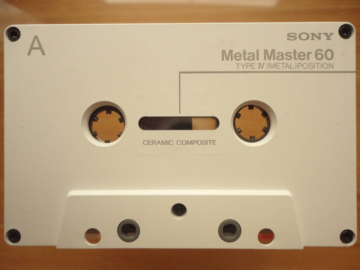 ● SONY Metal Master 60 TYPE Ⅳ ソニー メタル カセットテープ セラミック製 ◎ 録音済 爪有 カード有 インレタ有 再生確認済 個人所蔵品_画像2