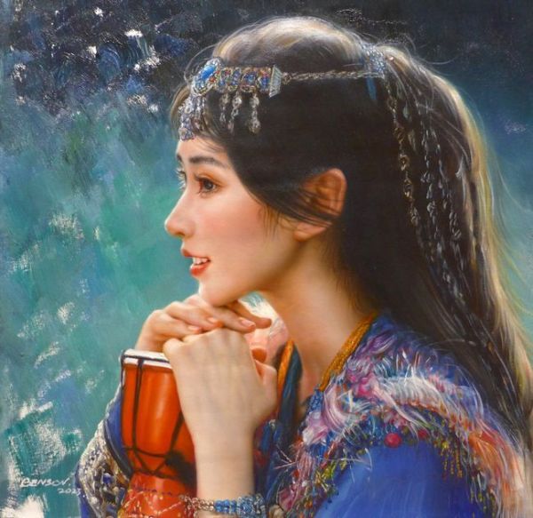 Yahoo!オークション - 油彩画 優しい微笑みに癒される 「微笑」 CW Yahoo!オークション - 油彩画 優しい微笑みに癒される 「微笑」 CW