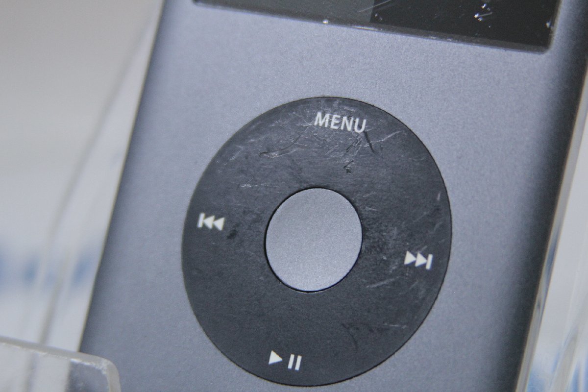 関西発送 Apple iPod classic 160GB MC297J/A ポータブルプレーヤー 格安スタート！□ まだまだ大人気の音楽プレーヤー！ J486273 B_画像4
