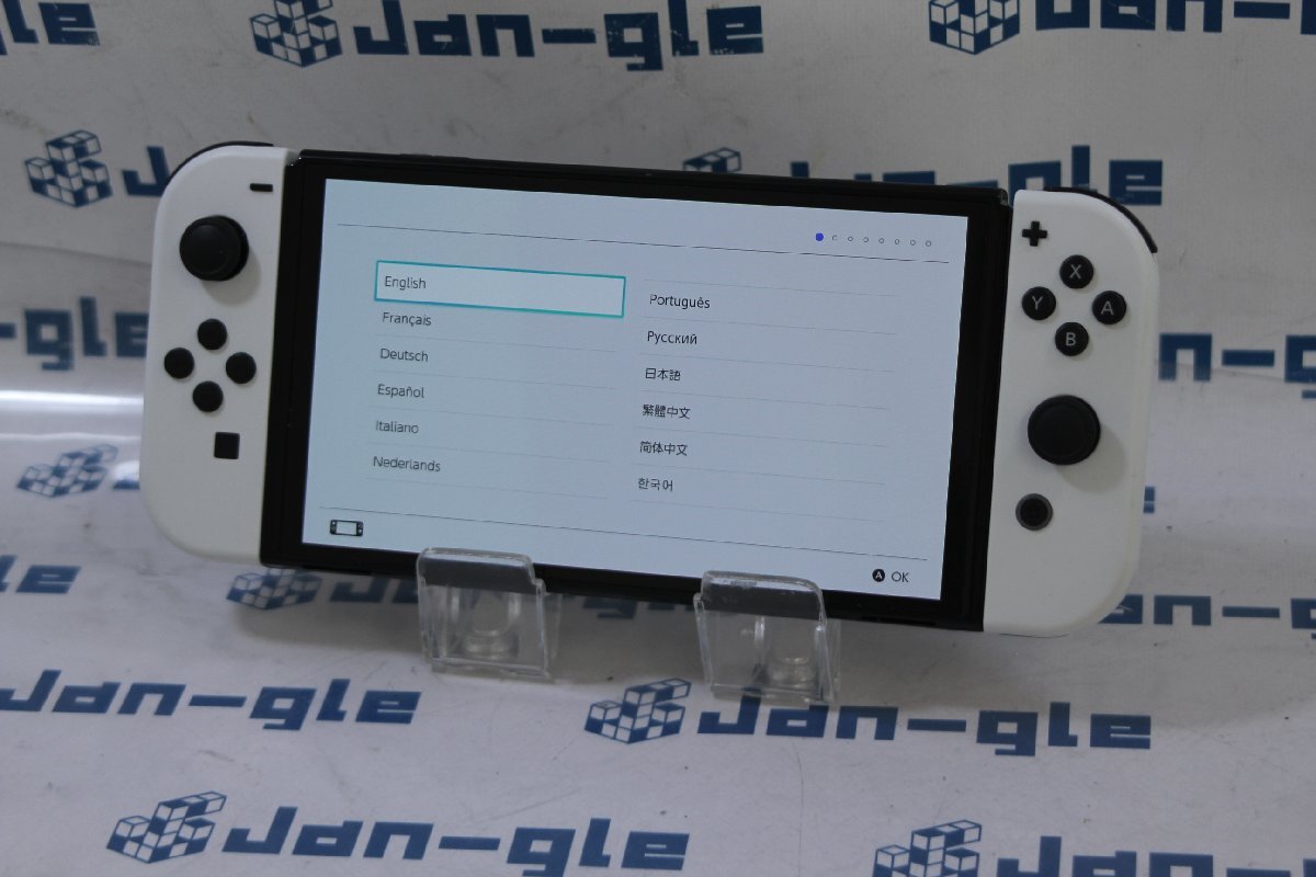 関西発送 任天堂 Nintendo Switch 有機ELモデル HEG-S-KAAAA 格安スタート！□s 大人気コンシューマゲーム機！ J490146 Y_画像1