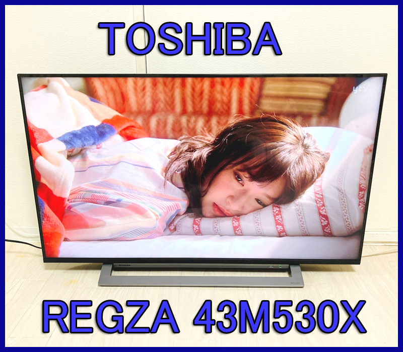 ● 美品 TOSHIBA 4K液晶テレビ 43M530X 外付けHDD W録画対応 ● _画像1