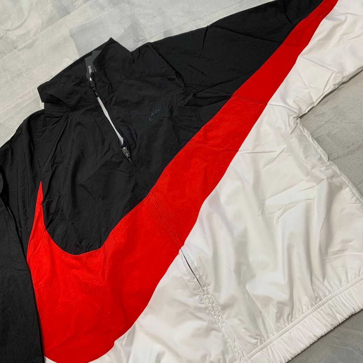 NIKE BIG SWOOSH セットアップ 上下セット ビッグスウッシュ ナイロンジャケット ナイロンパンツ ナイキ XL/L