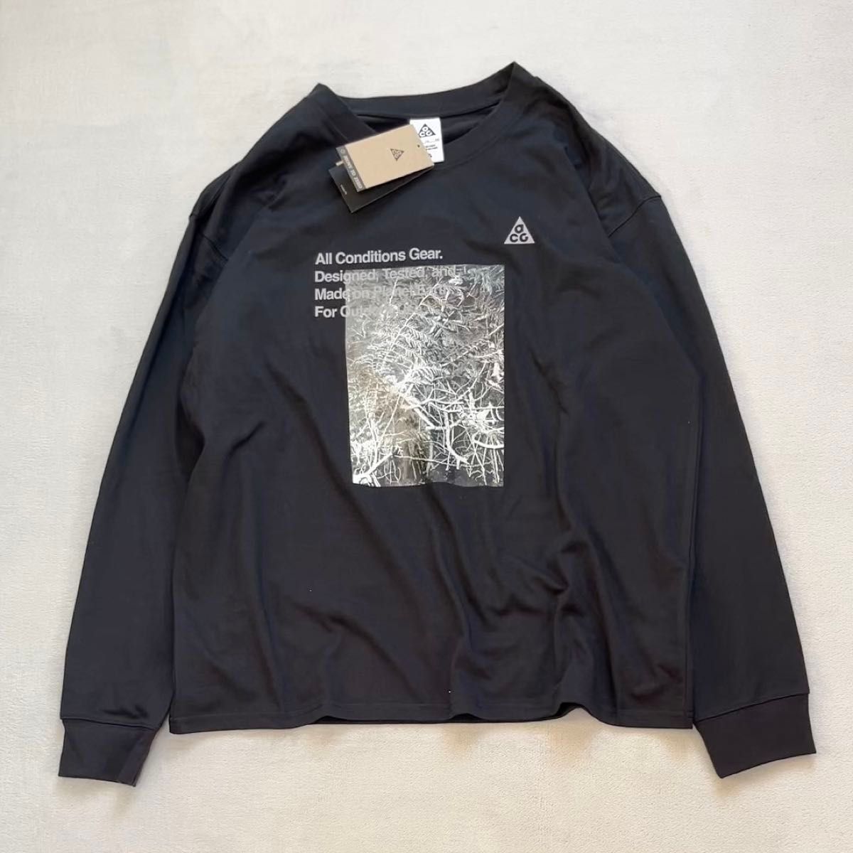 NIKE ACG FOREST L/S ナイキacg ロングスリーブ 長袖 ロンT ブラック 黒 2XL XXL 新品