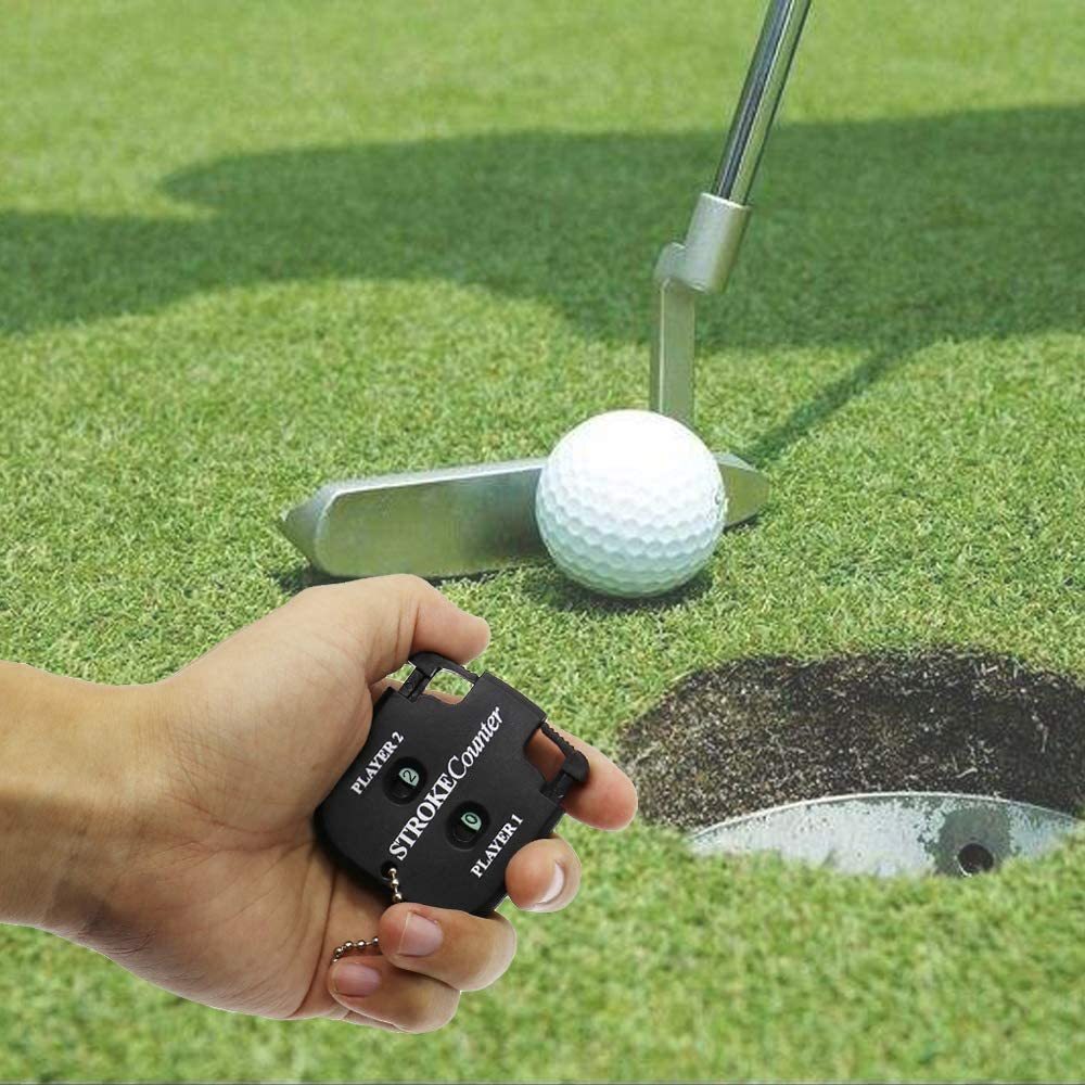 ゴルフ スコアカウンター ブラック コンパクト ゴルフ用品　コンパクトサイズで、ポケットに入る！ 一段上のゴルフに必須 バッグに取り付け_画像5
