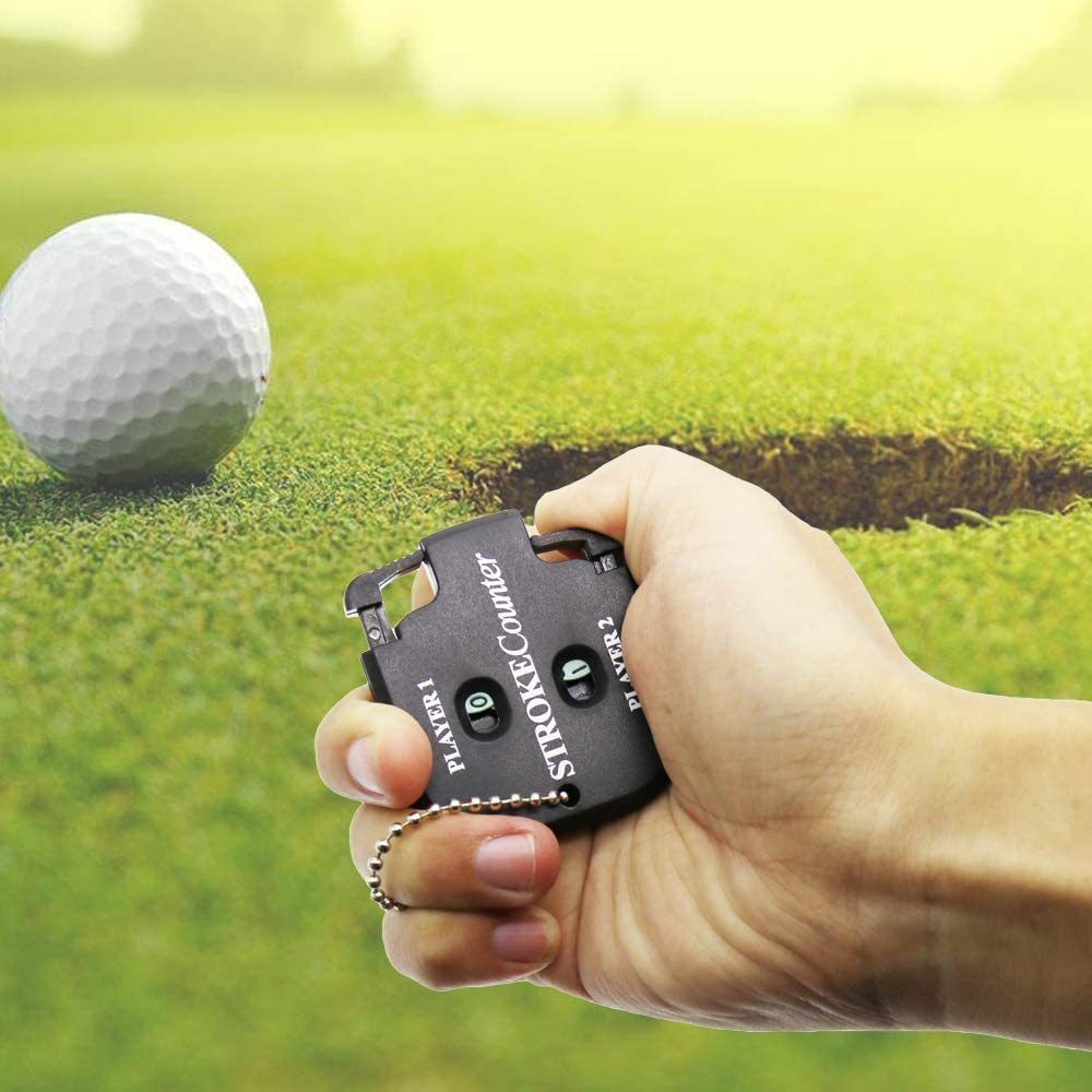 ゴルフ スコアカウンター ブラック コンパクト ゴルフ用品　コンパクトサイズで、ポケットに入る！ 一段上のゴルフに必須 バッグに取り付け_画像6