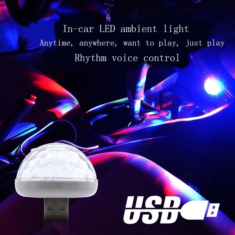 LED パーティーライト ミニ ミラーボール ディスコボールライト イルミネーション 車 ライト 小型☆_画像2