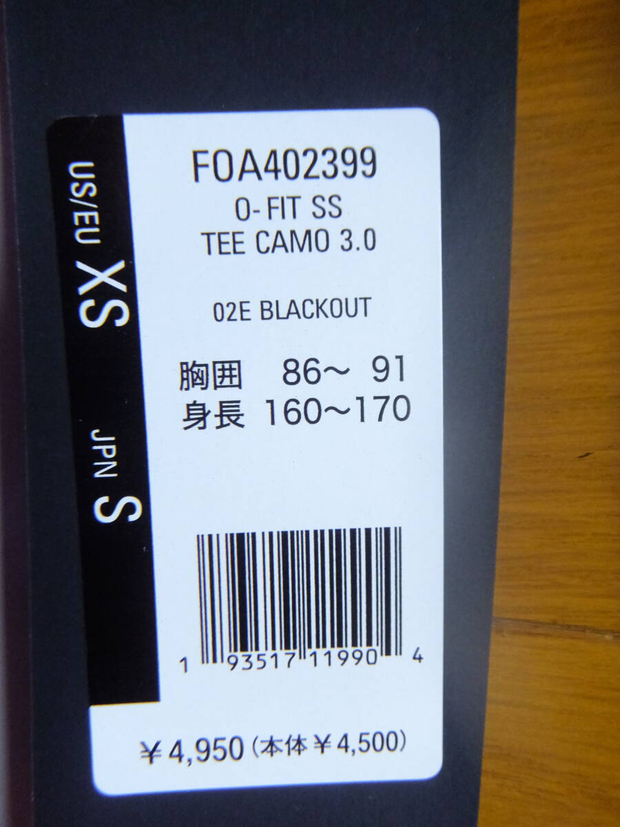 Oacley мужской S короткий рукав чёрный BLACKOUT рисунок есть . пот скорость .4 way стрейч легкий 402399 новый товар обычная цена 4950