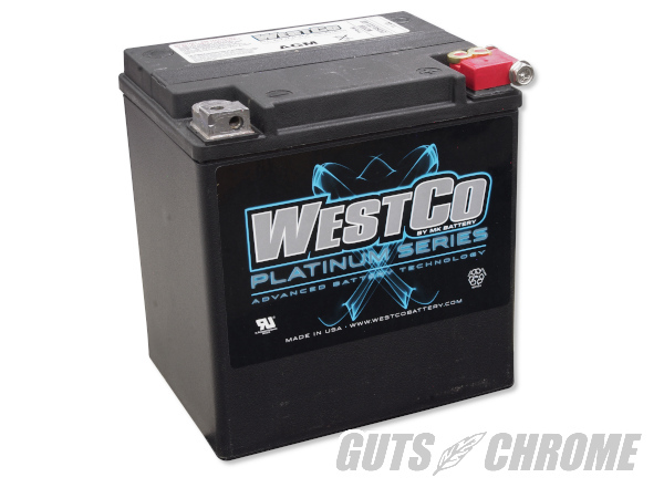 9800-4040 ハーレー WESTCO（ウエストコ）バッテリー 97年以降ツアラー OEM 66010-97Cの画像1