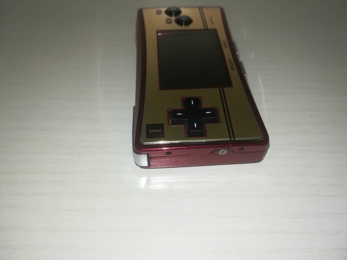 GBA ゲームボーイミクロ 本体 ハッピーマリオ20th ファミコンバージョン +ソフト（遊戯王5）付きです GAME BOY micro Famicom Ver. _画像4