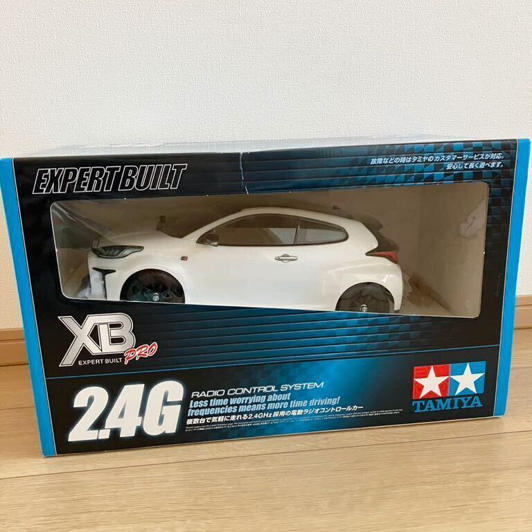 TAMIYA GRヤリス ラジコン ホワイト 未開封 1/10 RC XBシリーズ トヨタ GR ヤリス (M-05シャーシ) タミヤ