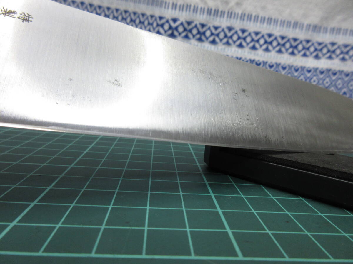 素人磨き包丁　牛刀25ｃｍ　ミソノ　Misono特製鍛造　全鋼　スウェーデン鋼　_画像10