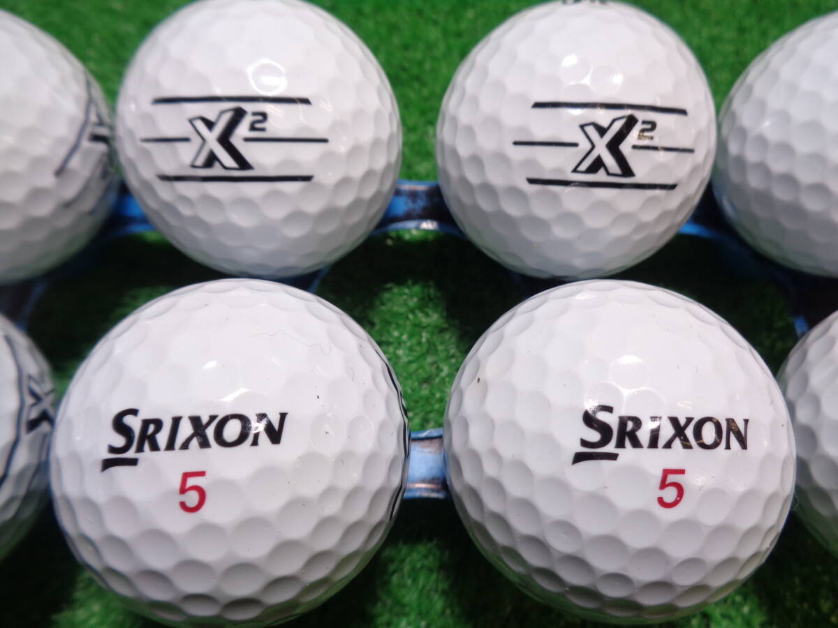 [7-SRA] スリクソン エックス2 SRIXON X2 10球 ロストボール 【中古】_画像1