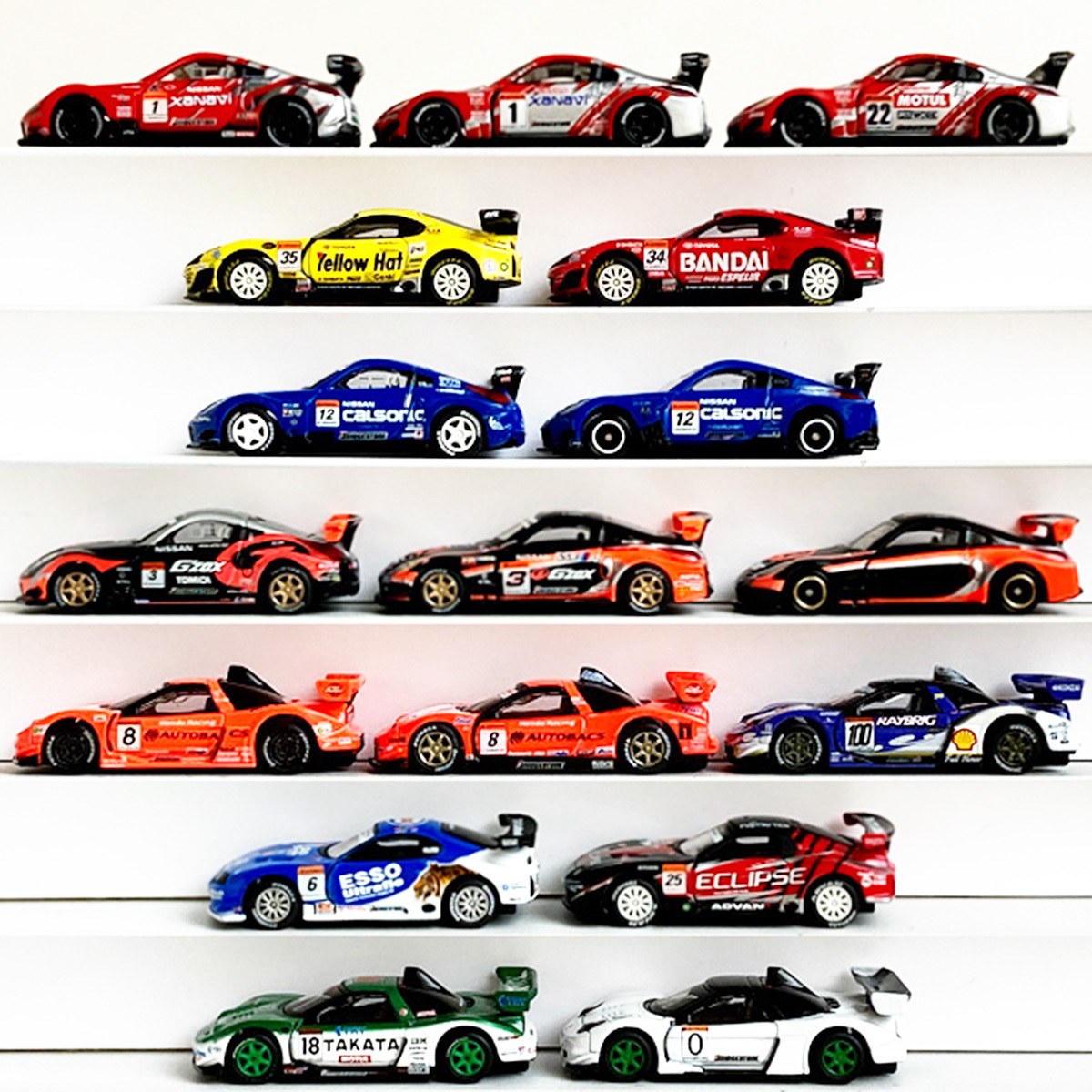 トミカ リミテッド スーパーGT フェアレディZ スープラ ホンダ NSX Tomica Limited Super GT Nissan Fairlady Supra Honda 17台セット_画像1