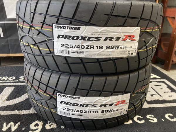 ◆在庫あり! 2本Set【24年製】225/40R18 225/40-18 TOYOプロクセスR1R 86 BRZ シビック GRヤリス カローラスポーツ ゴルフGTI 車検 タイヤ_画像1