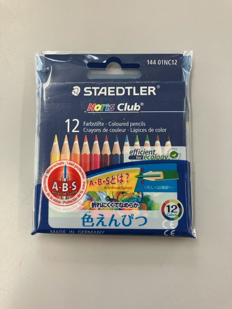 STAEDTLER Noris Club　色鉛筆12色_画像1