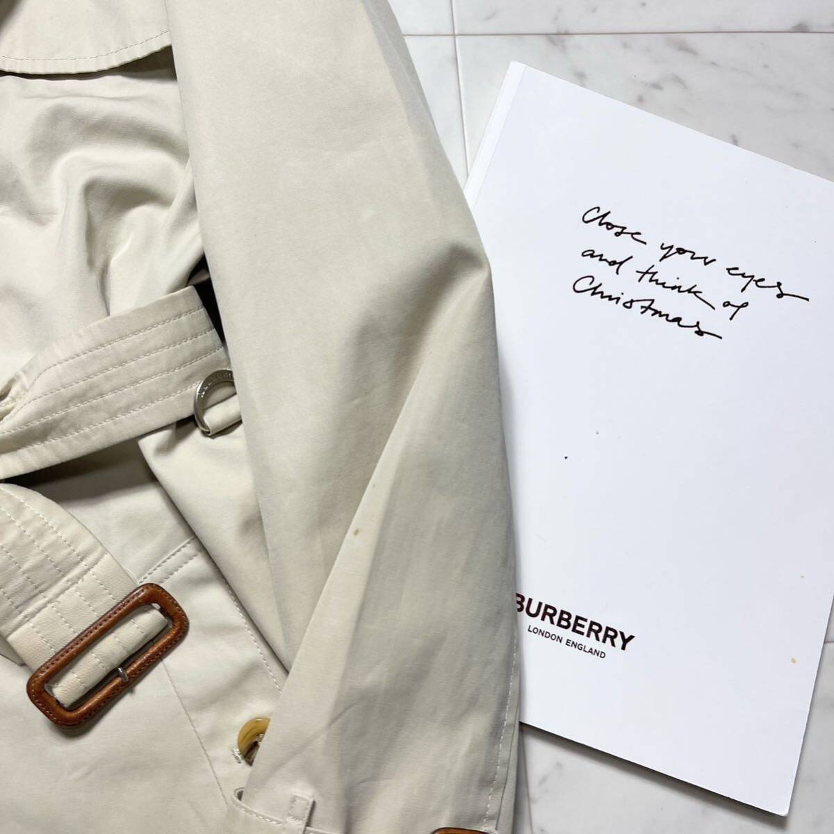 バーバリー BURBERRY バーバリーロンドン トレンチコート スプリングコート ノバチェック 旅行 通勤 38の画像10