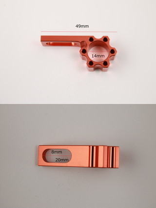 [ new goods ] crankcase hose holder Cygnus X (CYGNUS X) BW\'S125 GTR125 orange 86BIKE-WORLD