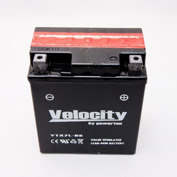 YTX7L-BS GTX7L-BS FTX7L-BS KTX7L-BS bike battery air-tigh type fluid attached Velocity
