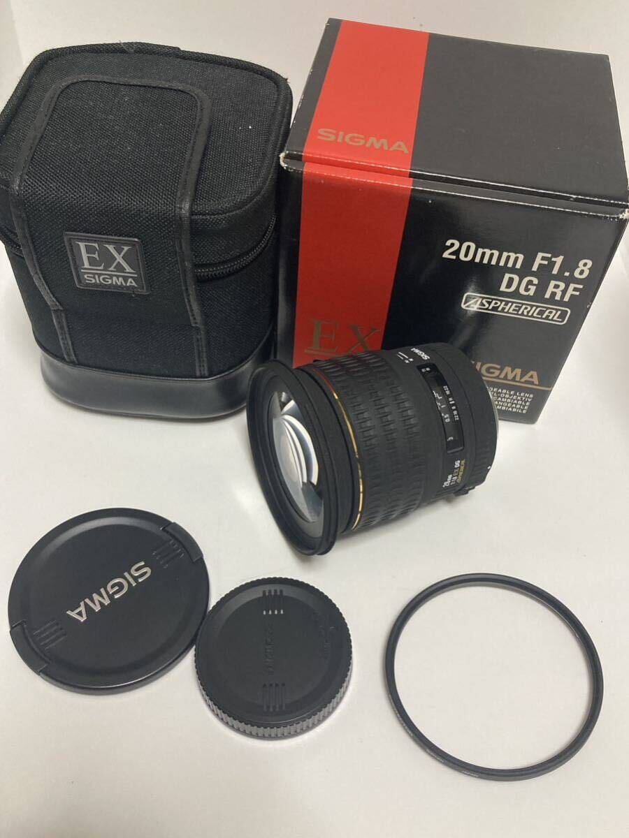 【美品】SIGMA 20mm F1.8 EX DG ASPHERICAL RF Canon