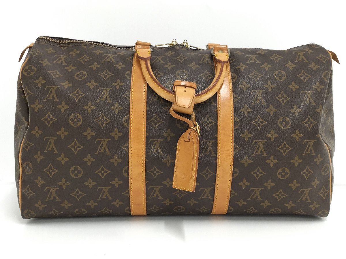 ●ルイヴィトン LOUIS VUITTON キーポル50 モノグラム ブラウン ボストンバッグ トラベルバッグ M41426 [Jコレ]yu121_画像2