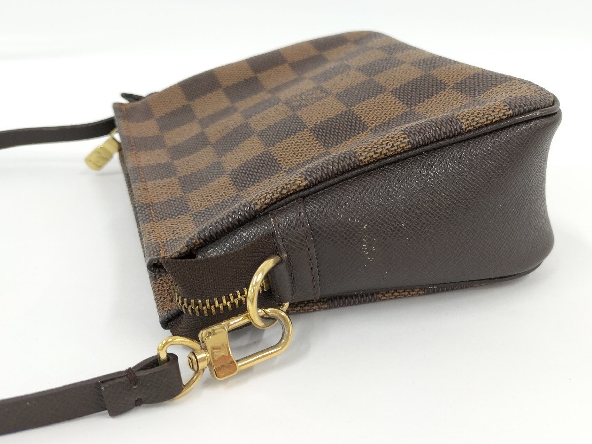 ●ルイヴィトン LOUIS VUITTON トゥルースメイクアップ ポーチ ダミエ・エベヌ N51982[Jコレ]TA 254/dcの画像6