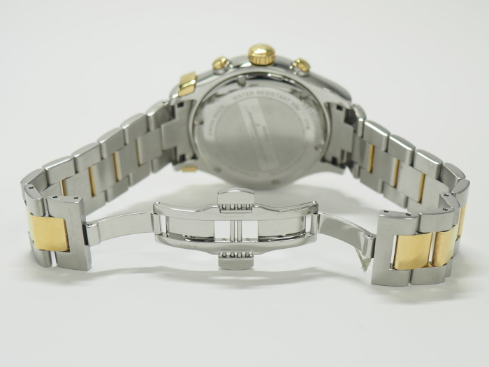 【中古】Salvatore Ferragamo メンズ 腕時計 クロノグラフ クオーツ SS ネイビー文字盤 FFM11_画像7