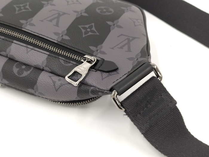 【中古】LOUIS VUITTON モジュラー スリング ボディバッグ モノグラム ストライプ エクリプス M59338_画像7