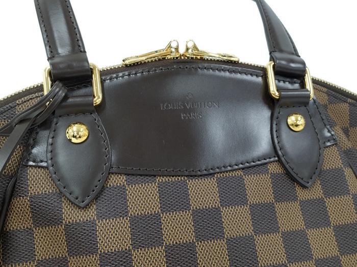 【中古】LOUIS VUITTON ヴェローナ PM トートバック ダミエ エベヌ N41117_画像8